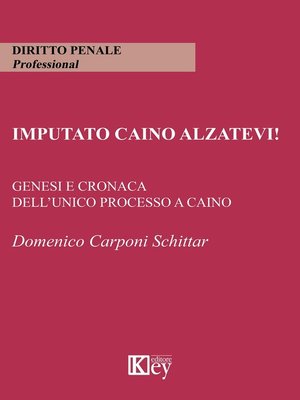 cover image of Imputato Caino alzatevi!